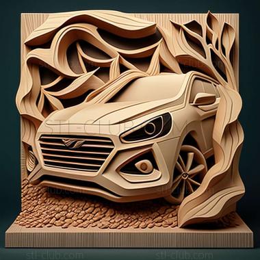 3D модель Hyundai HB20 (STL)